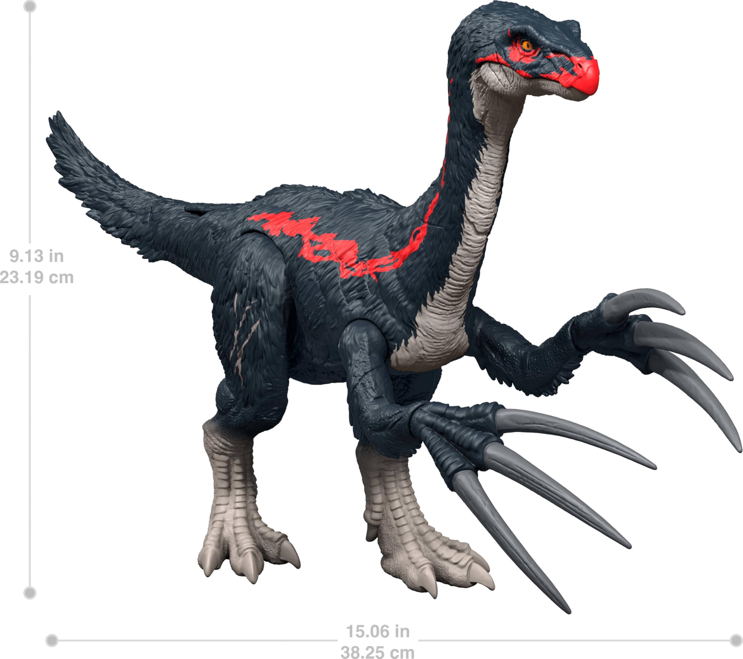 Foto 7 pulgar | Therizinosaurus Mattel Jurassic World - Venta Internacional