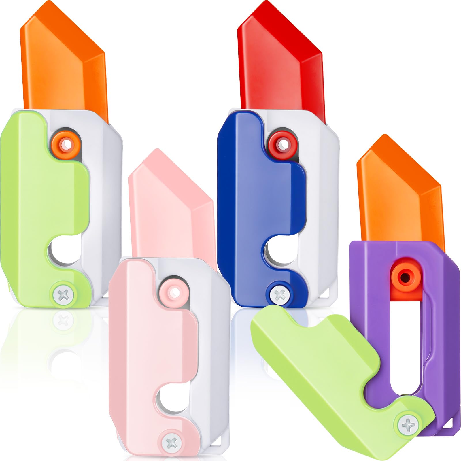 Foto 2 pulgar | Cuchillo Para Nabos Fidget Toy Syhood, Cuchillo Retráctil Por Gravedad - Venta Internacional.