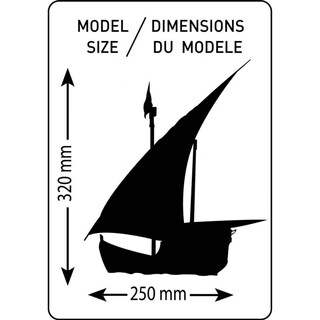 Foto 3 | Kit de Construcción Maqueta Nina Boat 1/75 Heller Christopher Columbus - Venta Internacional