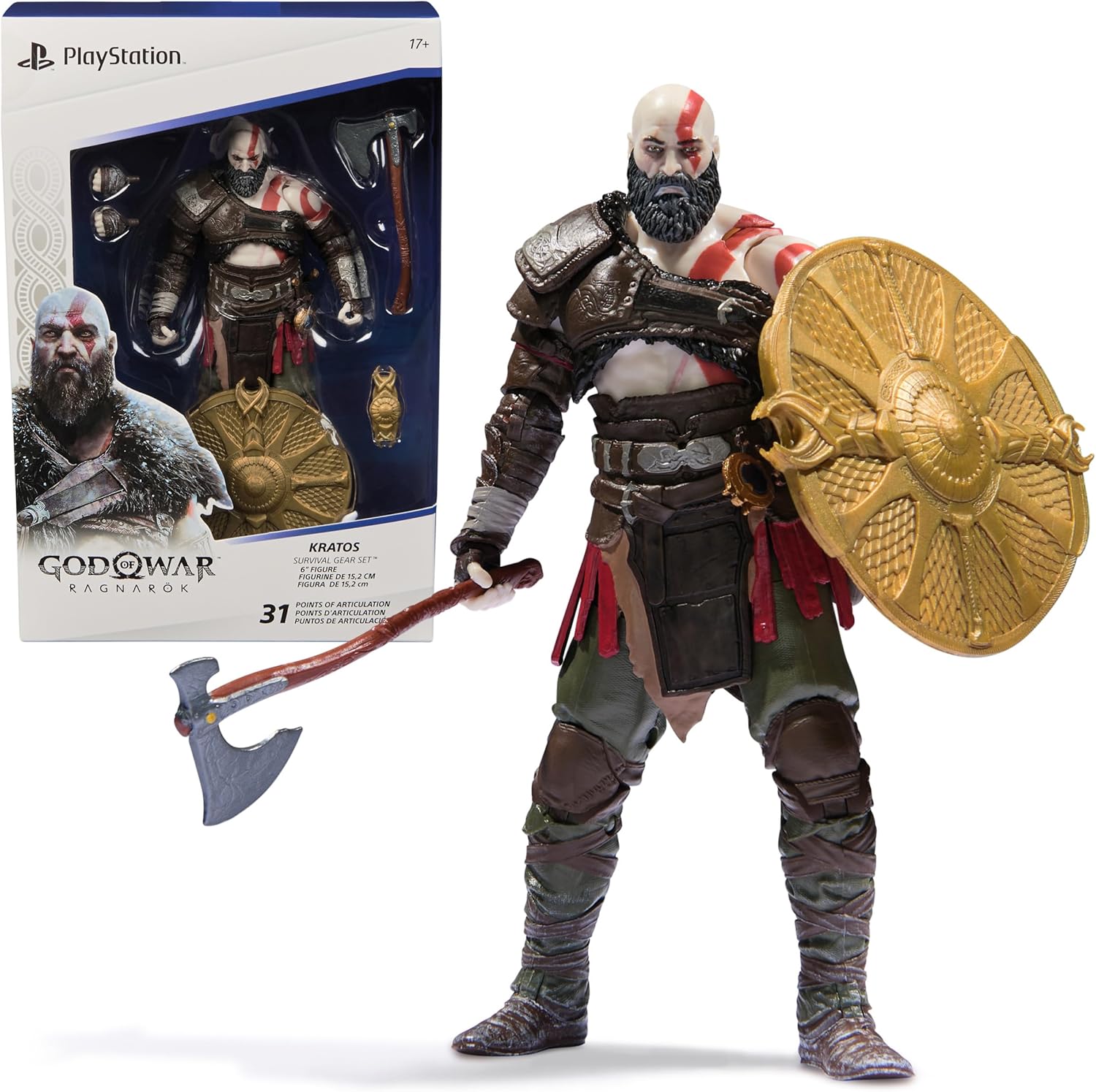 Foto 2 pulgar | Figura Coleccionable Kratos, God Of War