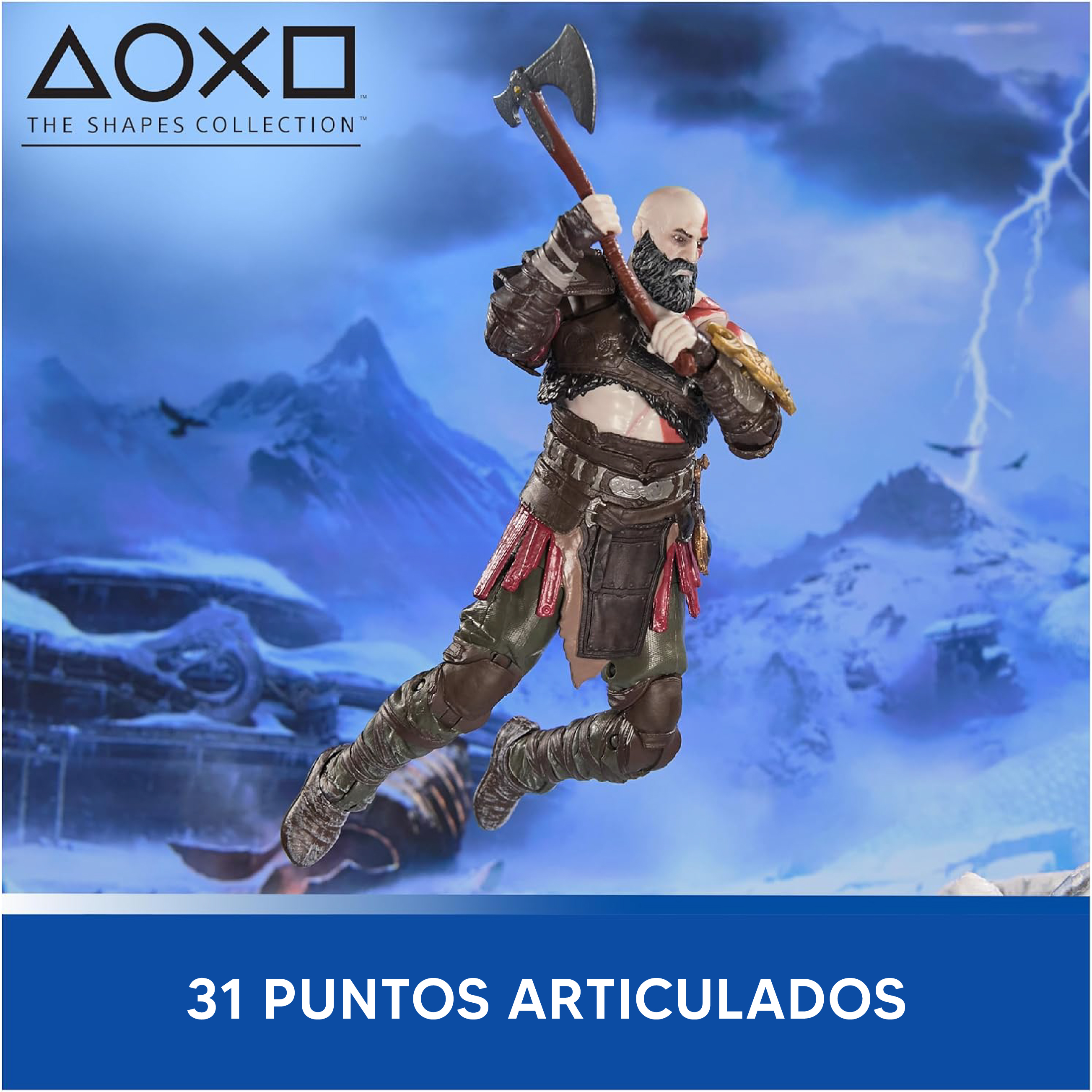 Foto 4 pulgar | Figura Coleccionable Kratos, God Of War