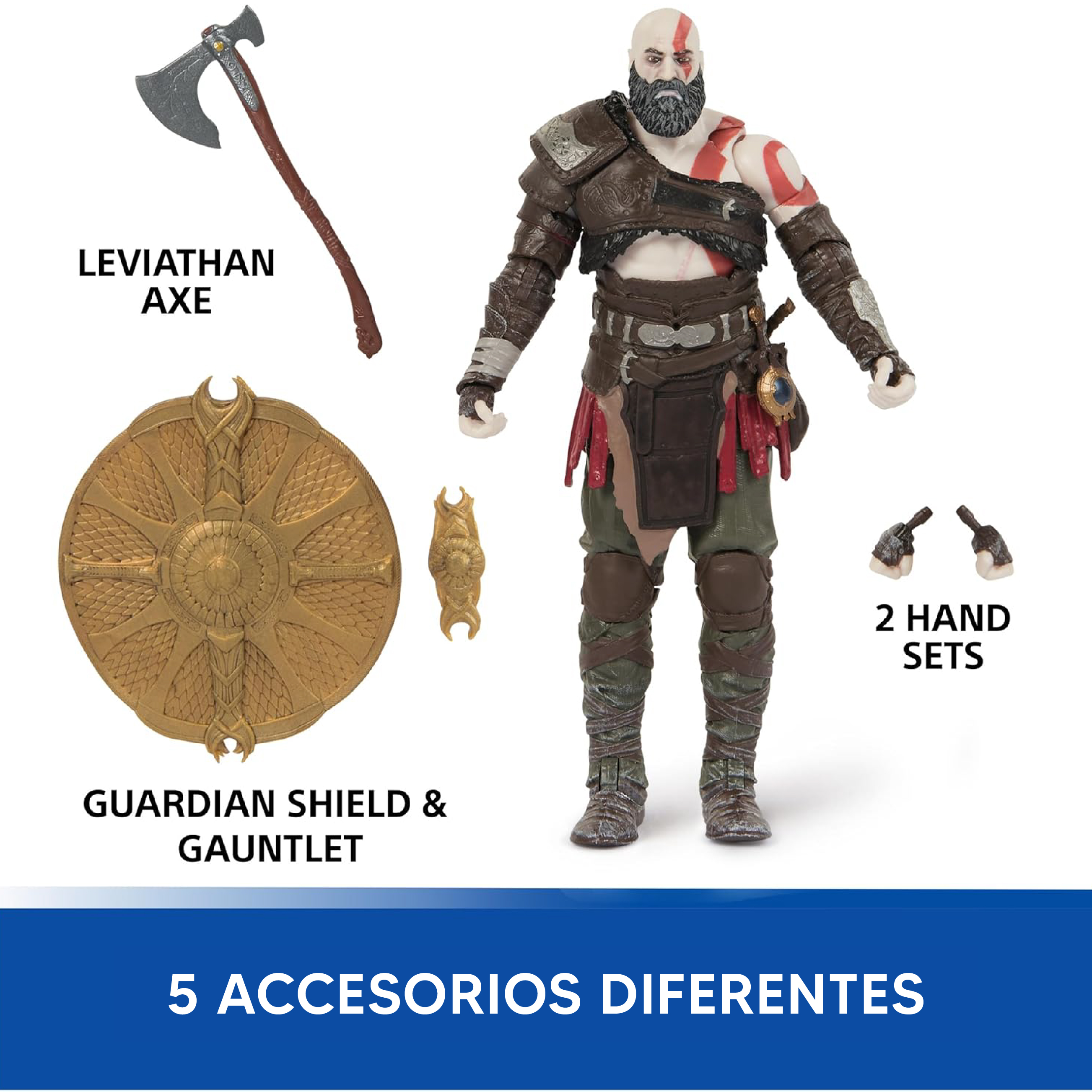 Foto 6 pulgar | Figura Coleccionable Kratos, God Of War