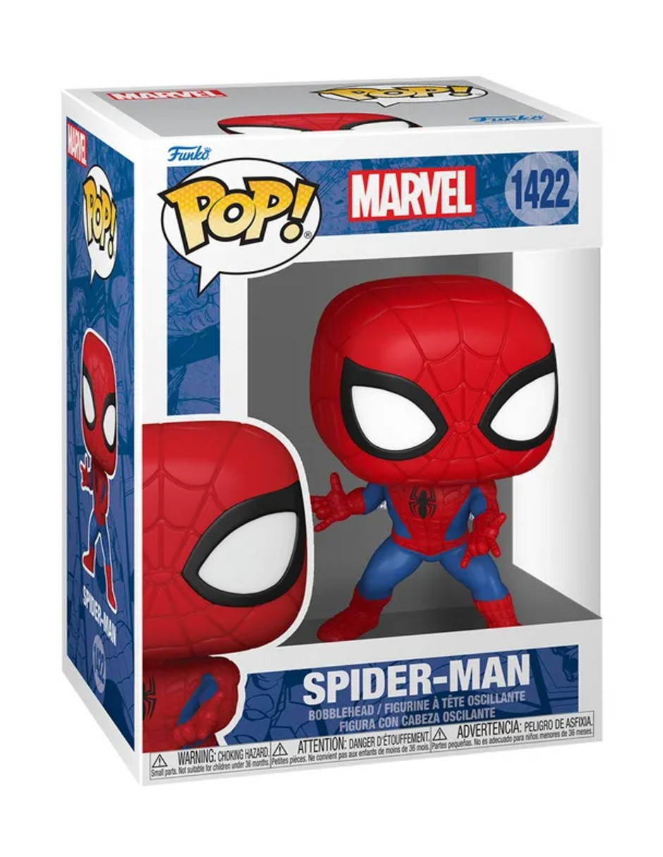 Foto 3 pulgar | Funko Pop Spider-man #1422 Marvel + Gratis Termo Güish De Regalo
