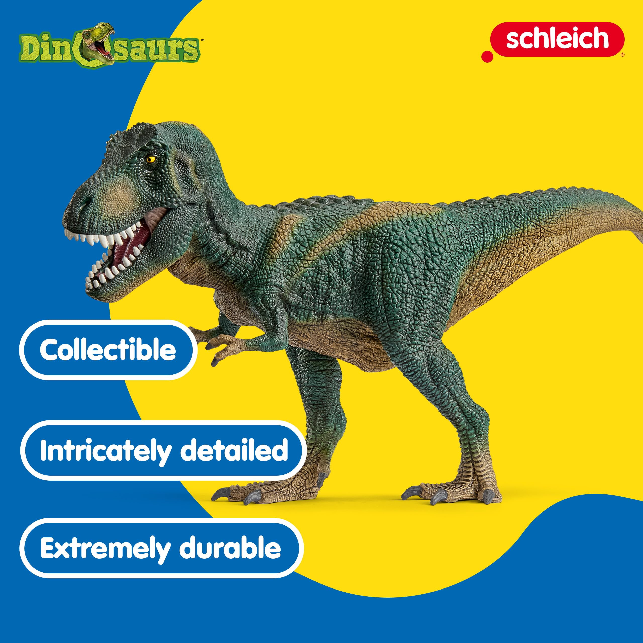 Foto 4 pulgar | Toy Schleich Dinosaurs Tyrannosaurus Rex T-rex Con Mandíbula Móvil - Venta Internacional.