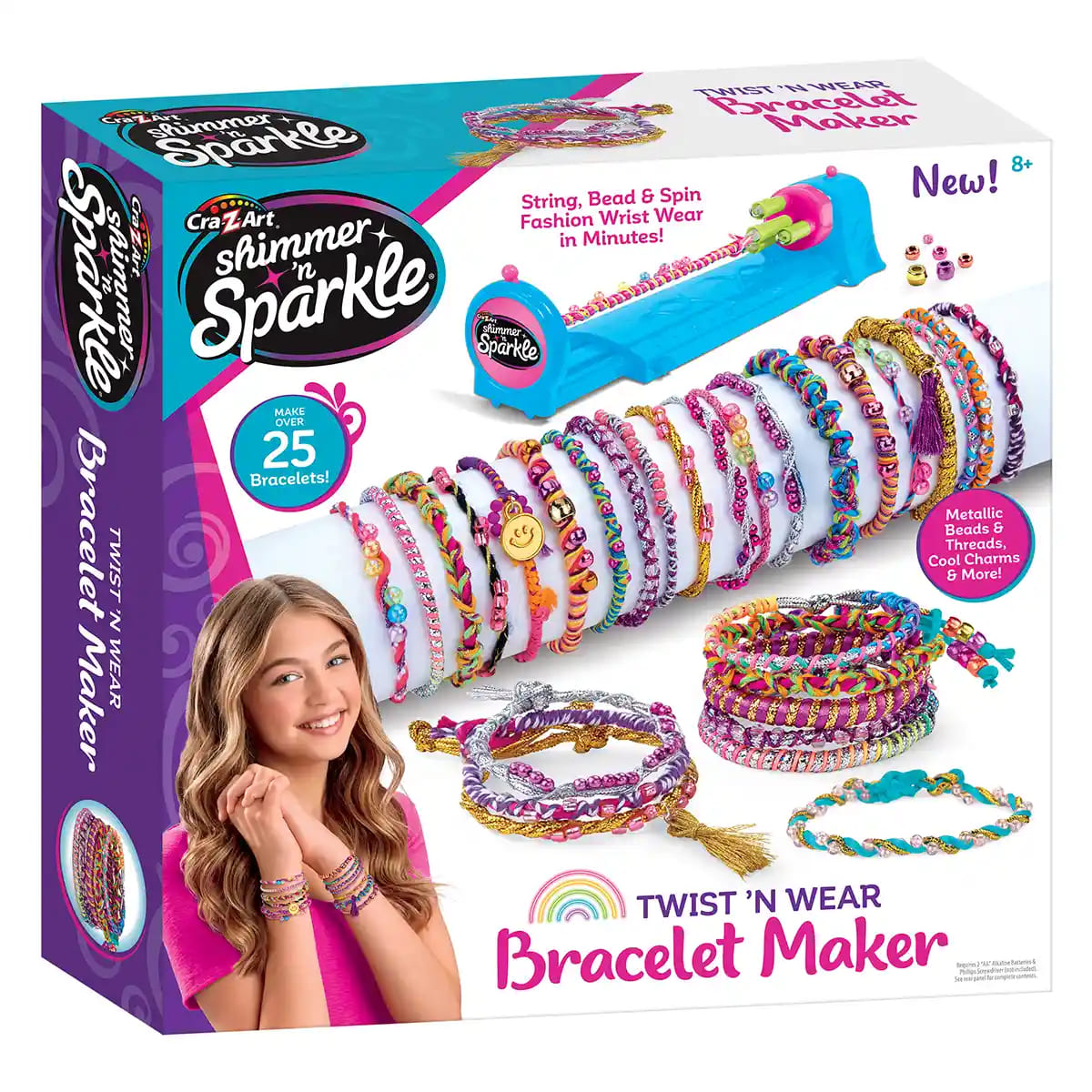 Foto 2 pulgar | Kit De Pulseras Para Niñas Shimmer And Sparkle Twist N' Wear