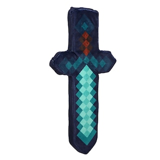 Foto 1 | Peluche Con Luz Ruz Minecraft (espada De Diamante 30 Cm)