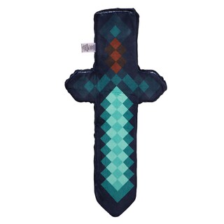 Foto 3 | Peluche Con Luz Ruz Minecraft (espada De Diamante 30 Cm)