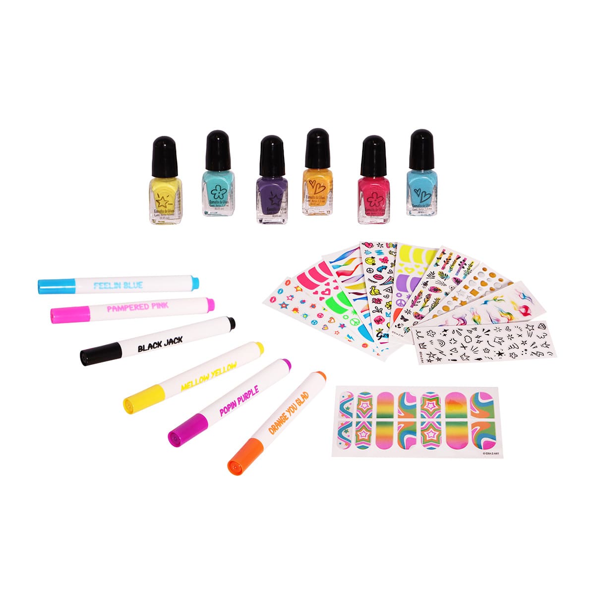 Foto 1 | Juego De Uñas Shimmer And Sparkle Neon Craze Graffiti