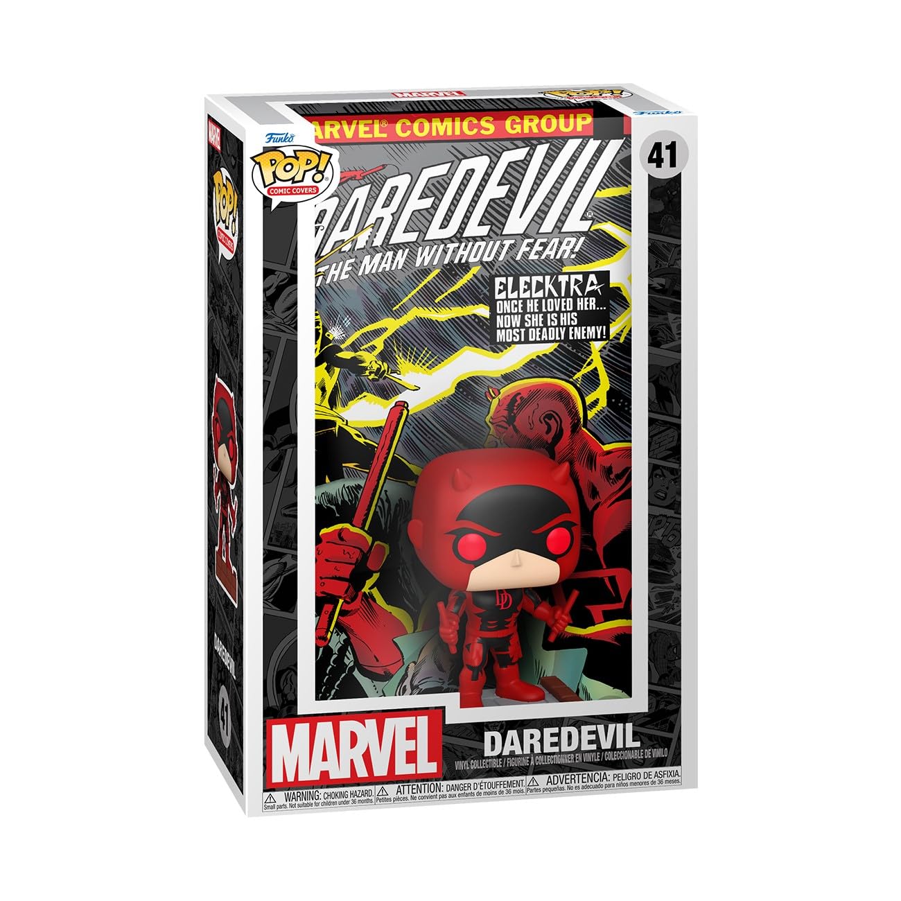 Foto 2 pulgar | Figura De Vinilo Funko Pop Comic Cover Marvel Daredevil #168 - Venta Internacional.