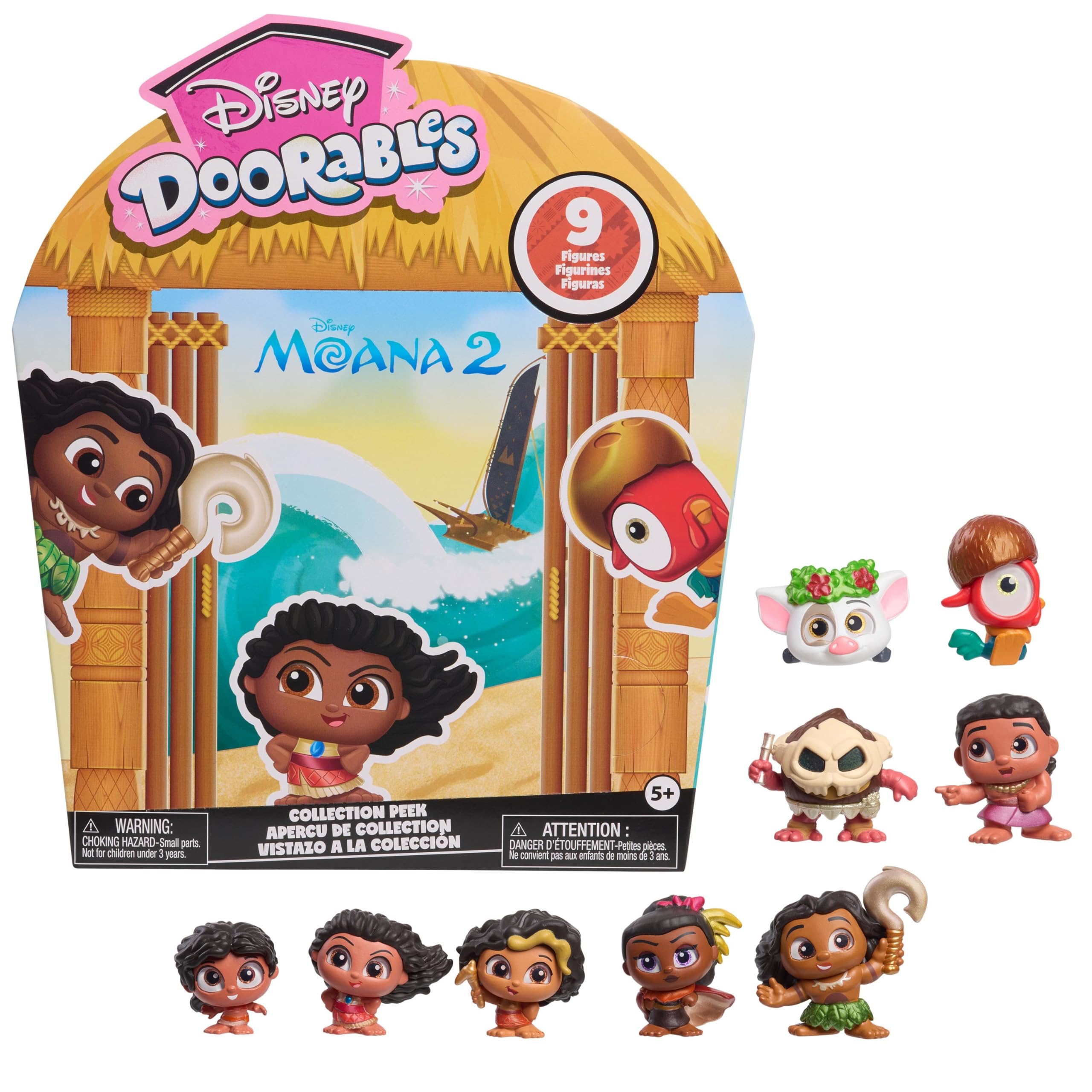 Foto 2 pulgar | Figuras De Juguete Just Play Disney Doorables Colección Moana 2 - Venta Internacional.