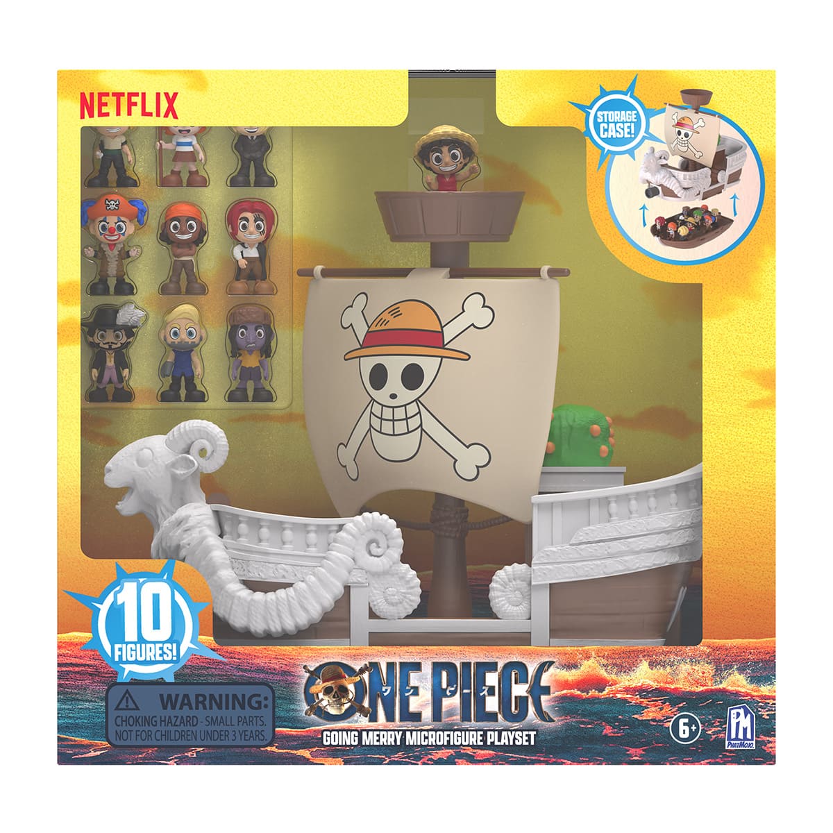 Foto 2 pulgar | Set Coleccionable One Piece con Barco Pirata 10 Figuras