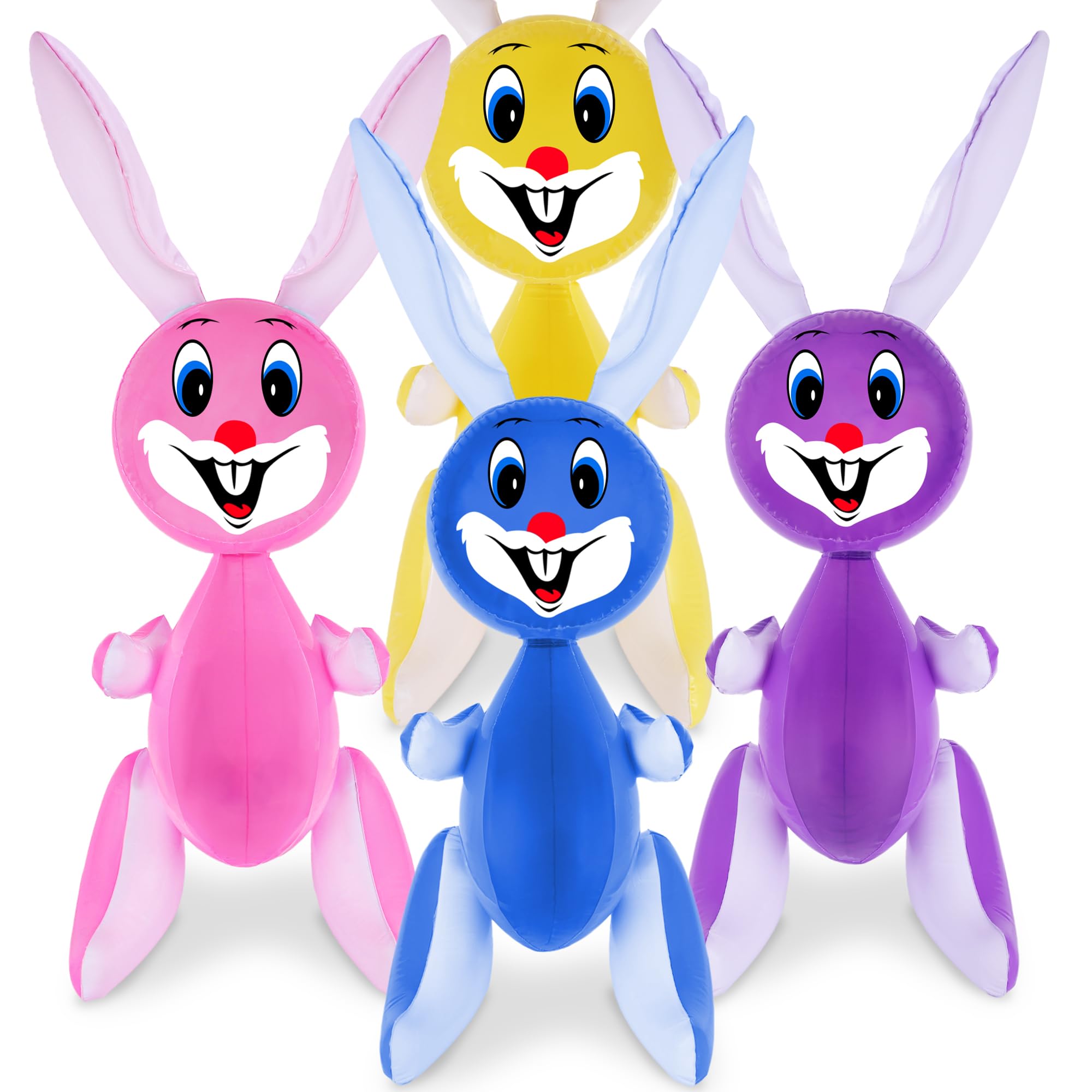 Foto 1 | Set de Conejitos de Pascua Inflables Artcreativity Rabbit de 90 cm 4 Piezas- Venta Internacional