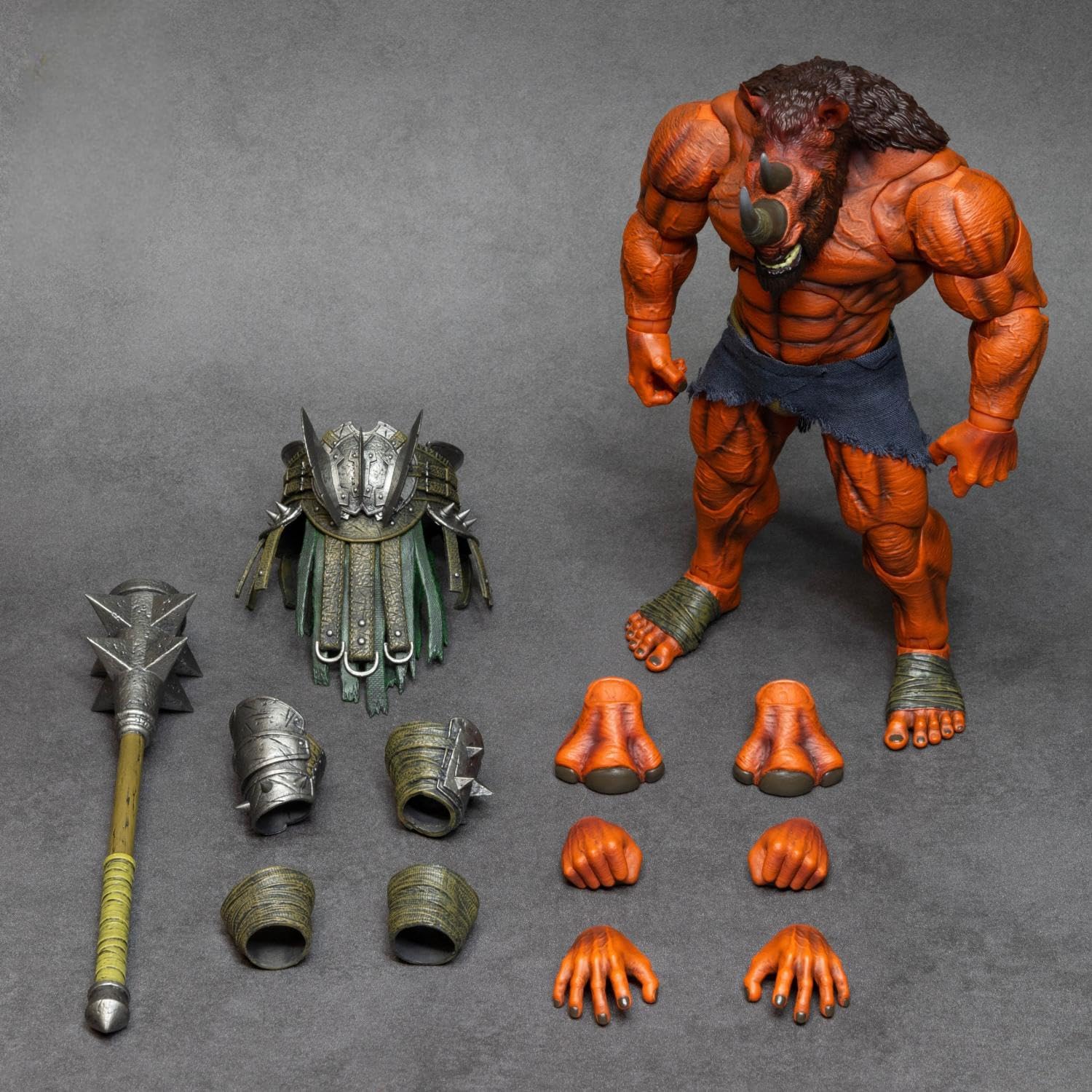 Foto 7 | Figura Coleccionable Hiplay Xesray Red Rhinoceros 15cm 1:12 - Venta Internacional.