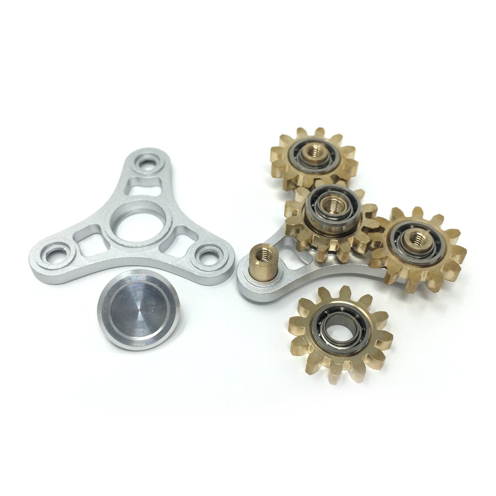 Foto 7 pulgar | Fidget Spinner Fxcoolct Hand Spinner, Con 4 Engranajes, Antiestrés - Venta Internacional.