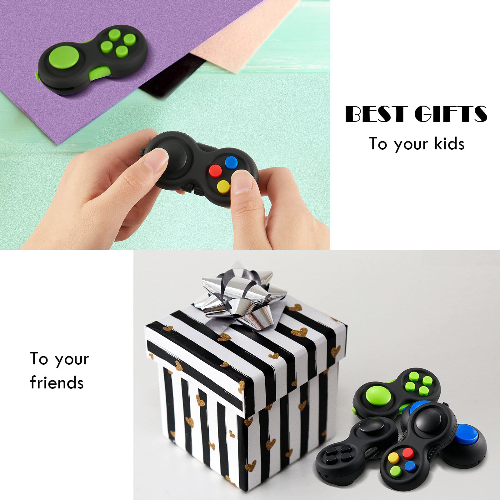 Foto 8 pulgar | Controlador De Juegos Fidget Skylety Con Cordón, 4 Unidades, Surtido - Venta Internacional.