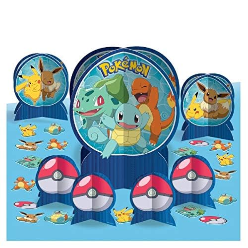 Foto 3 pulgar | Kit De Decoración De Mesa Amscan Pokemon (juego De 23 Piezas) - Venta Internacional.