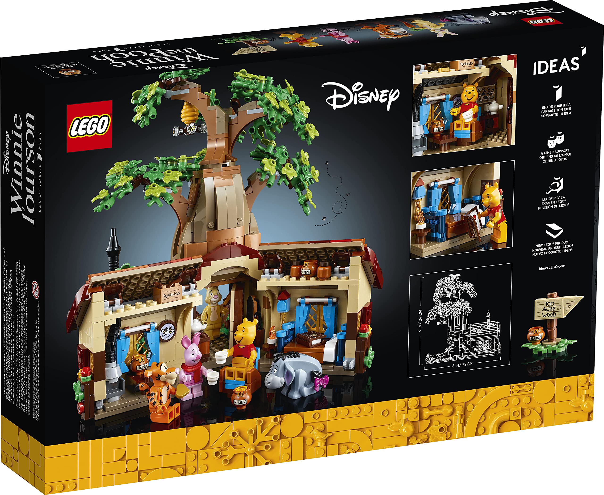Foto 8 pulgar | Lego Ideas Disney Winnie The Pooh House 21326 Para Adultos - Venta Internacional.