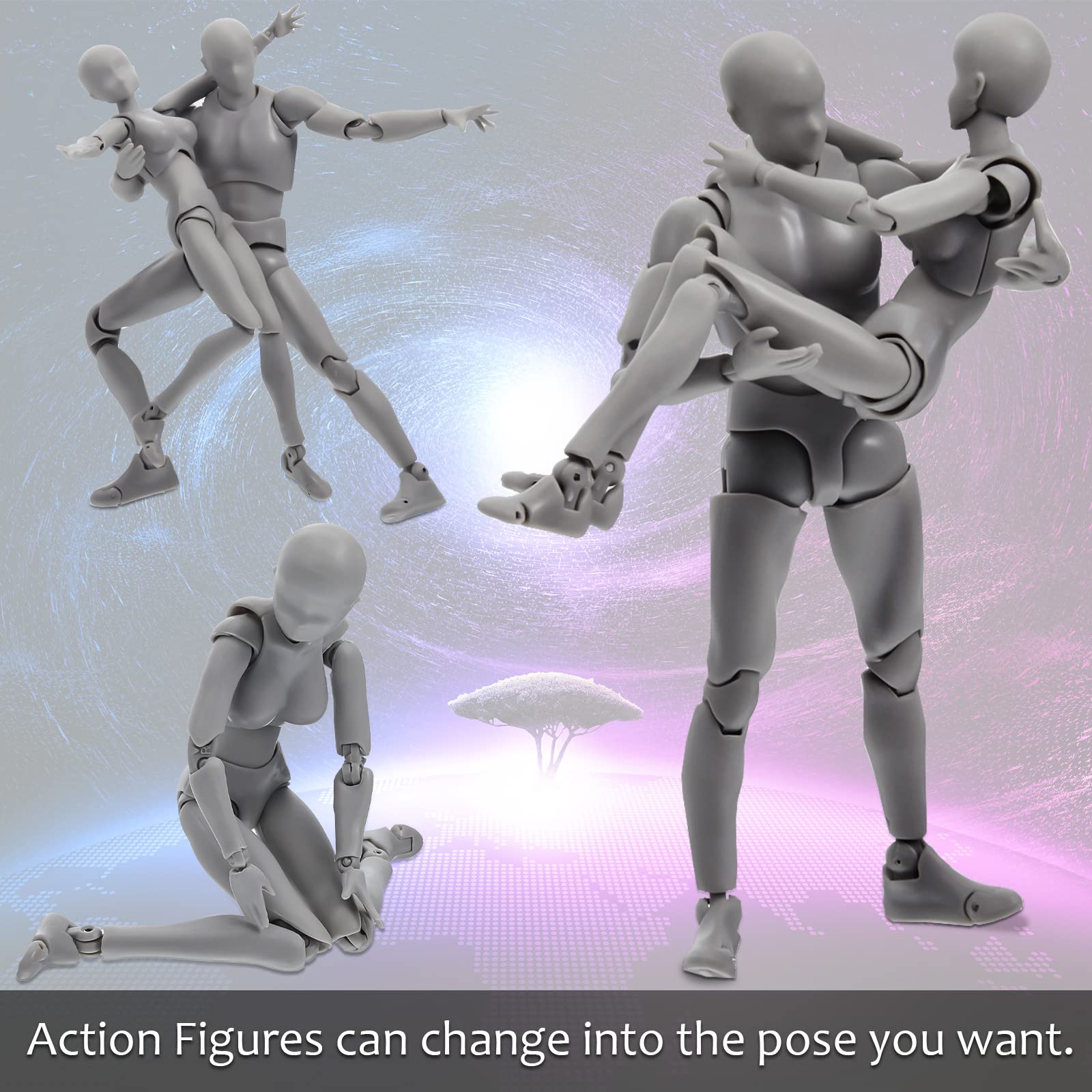 Foto 5 | Set Yookeer Body Kun Y Body Chan Dx Para Dibujar Figuras De Acción - Venta Internacional.