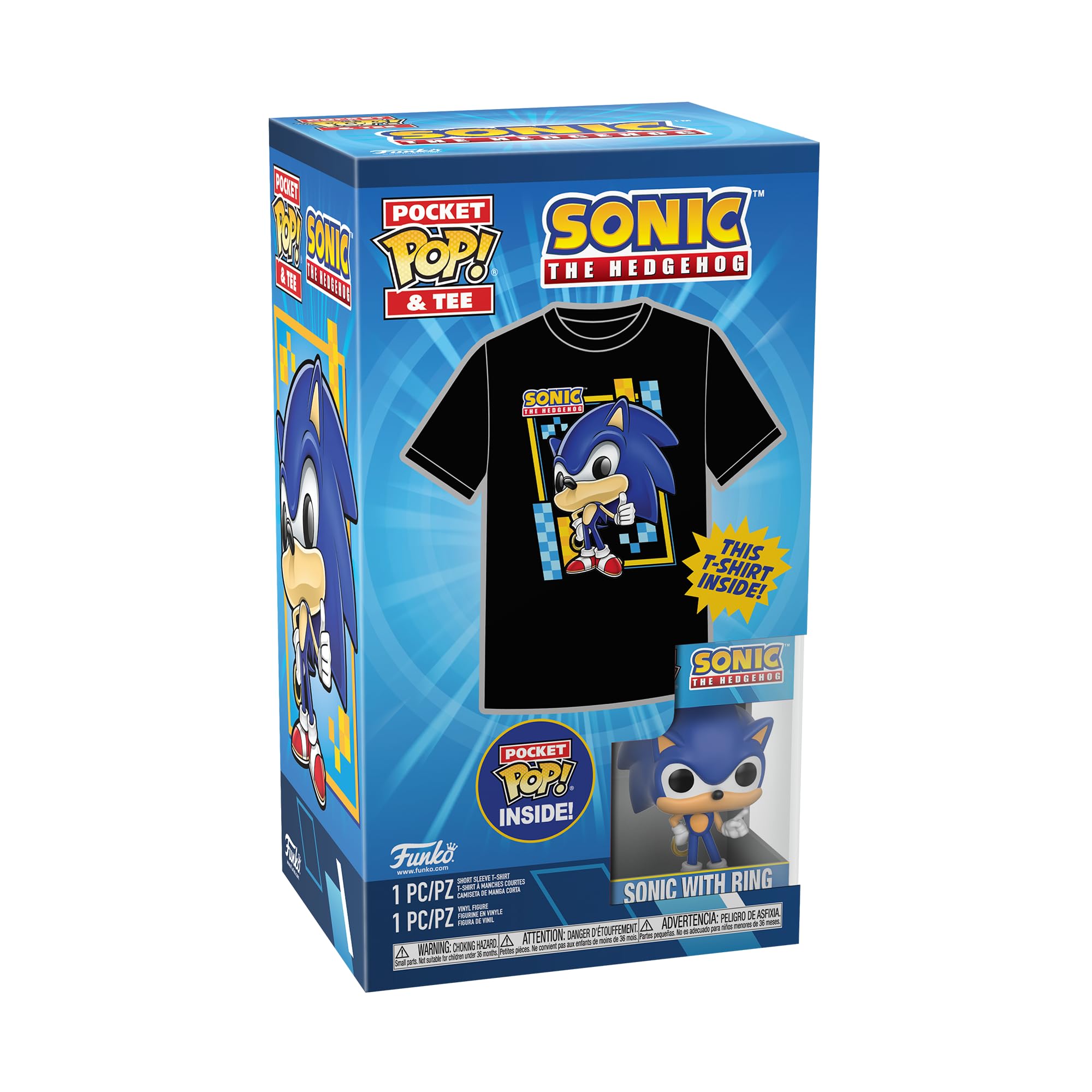 Foto 5 | Camiseta Funko Pocket Pop! & Tee Sonic Kids (l) Para Niños - Venta Internacional.