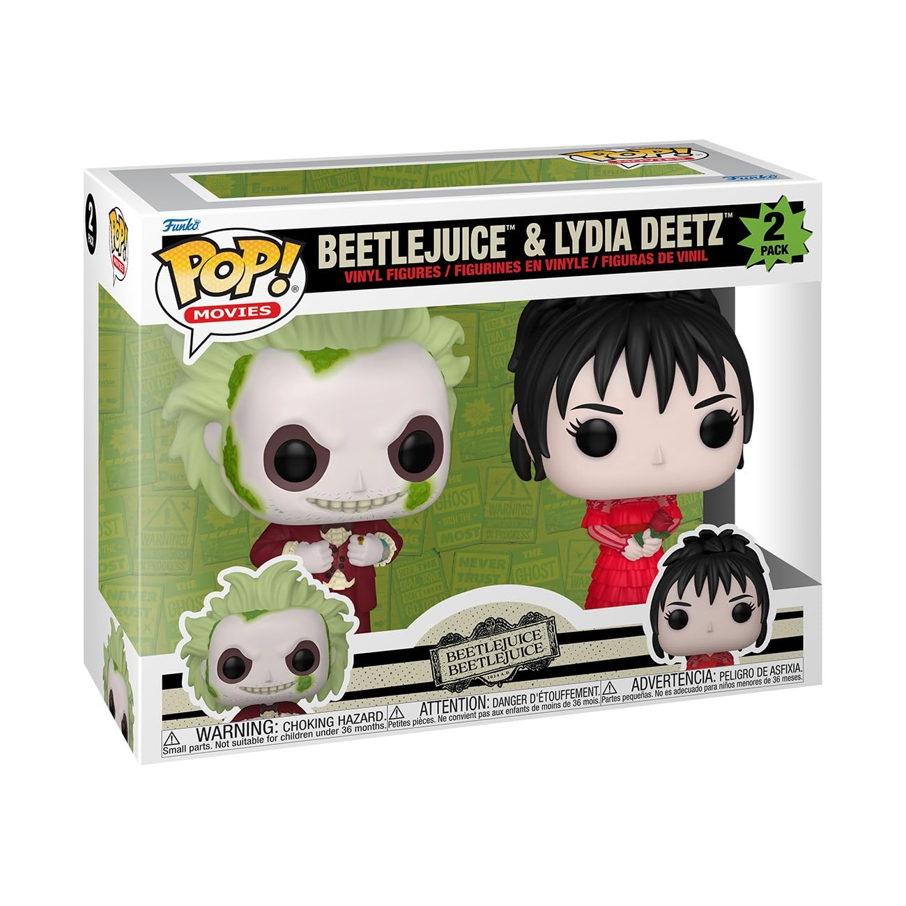Foto 1 | Figura De Acción Funko Pop! Películas: Beetlejuice, Beetlejuice Y Lydia - Venta Internacional.