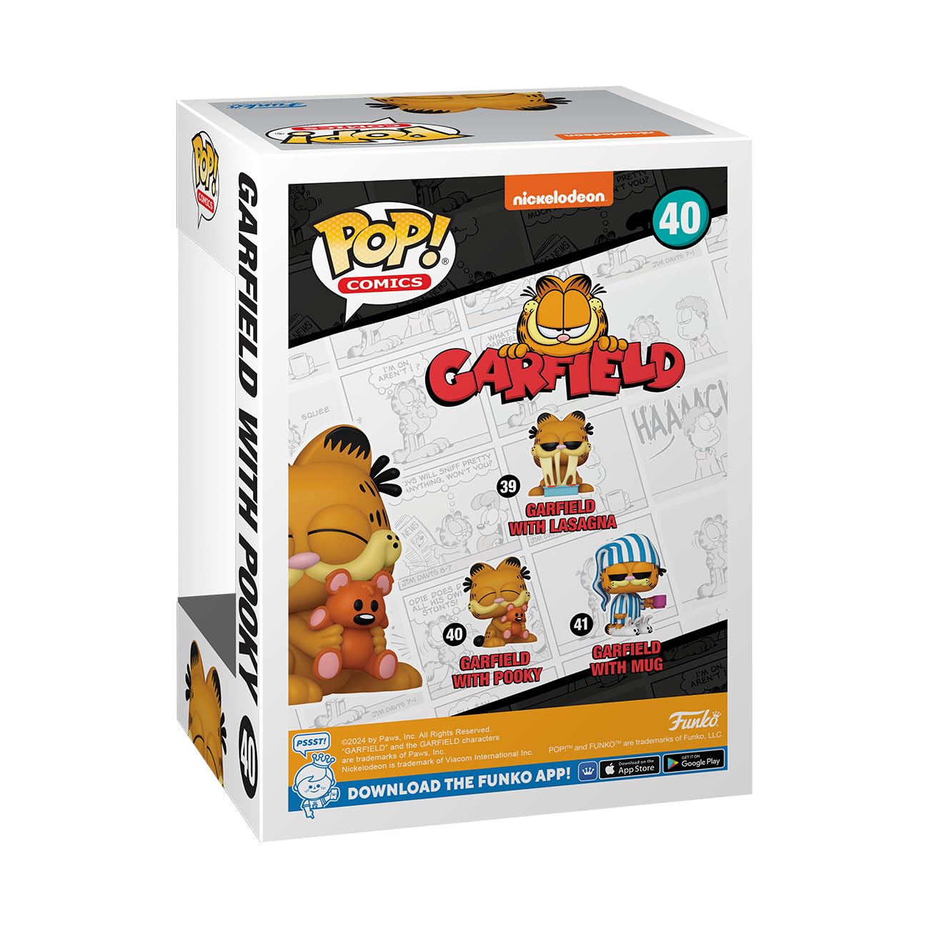 Foto 3 | Figura De Vinilo Funko Pop! Cómics Garfield Garfield Con Pooky - Venta Internacional.