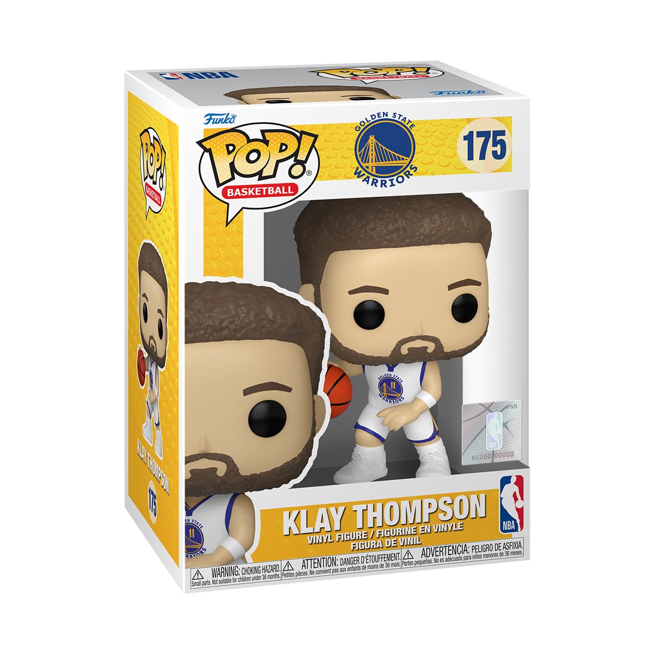 Foto 2 pulgar | Figura De Acción Funko Pop! Klay Thompson De Los Golden State Warriors De La Nba - Venta Internacional.