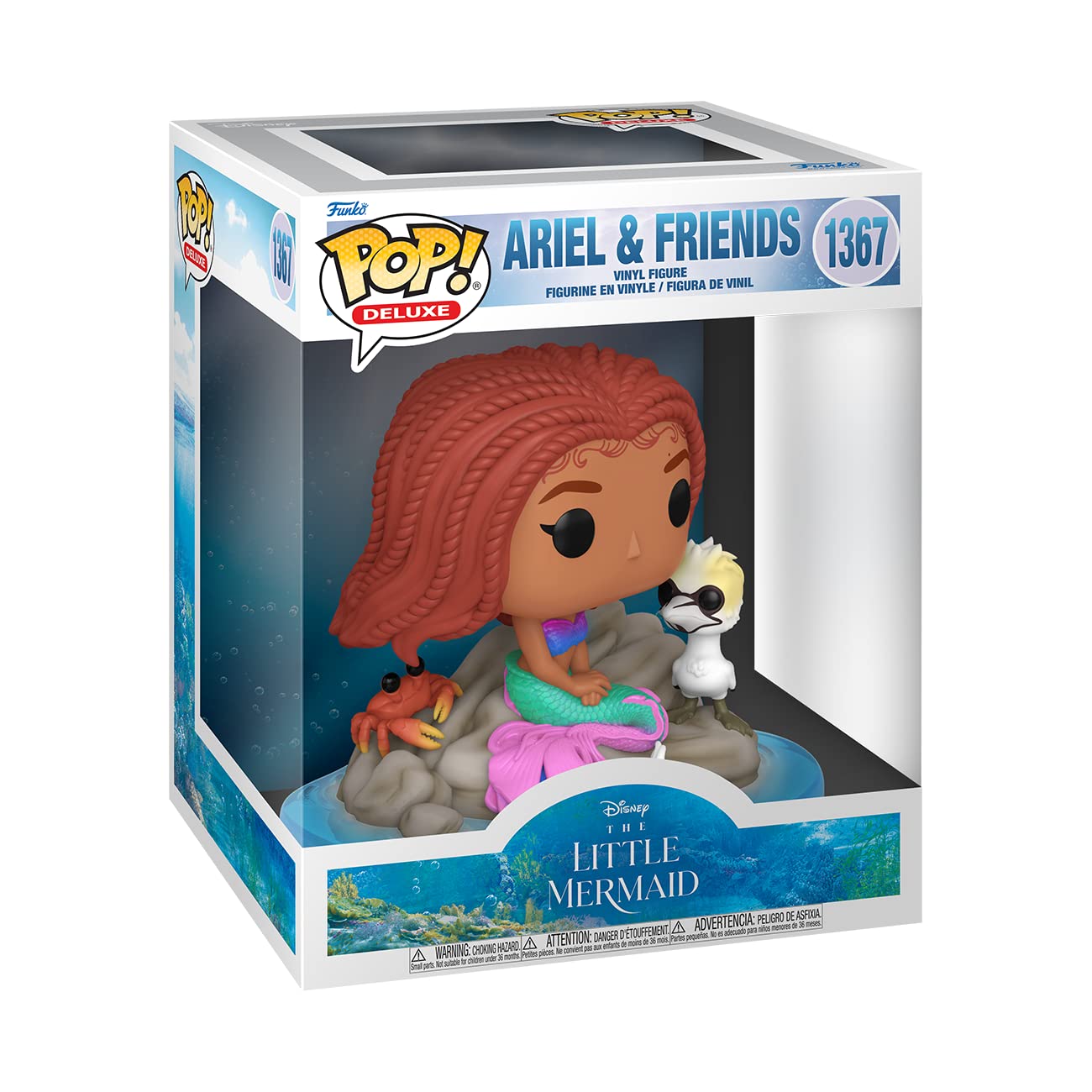 Foto 3 pulgar | Figura De Acción Funko Pop! ¡la Sirenita De Lujo De Disney - Venta Internacional.