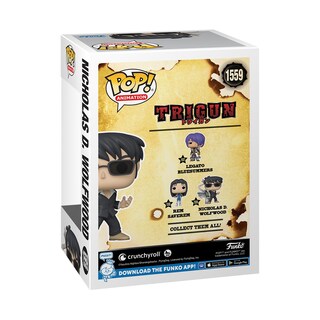 Foto 3 | Figura De Acción Funko Pop! Trigun De Animación Nicholas D. Wolfwood - Venta Internacional.