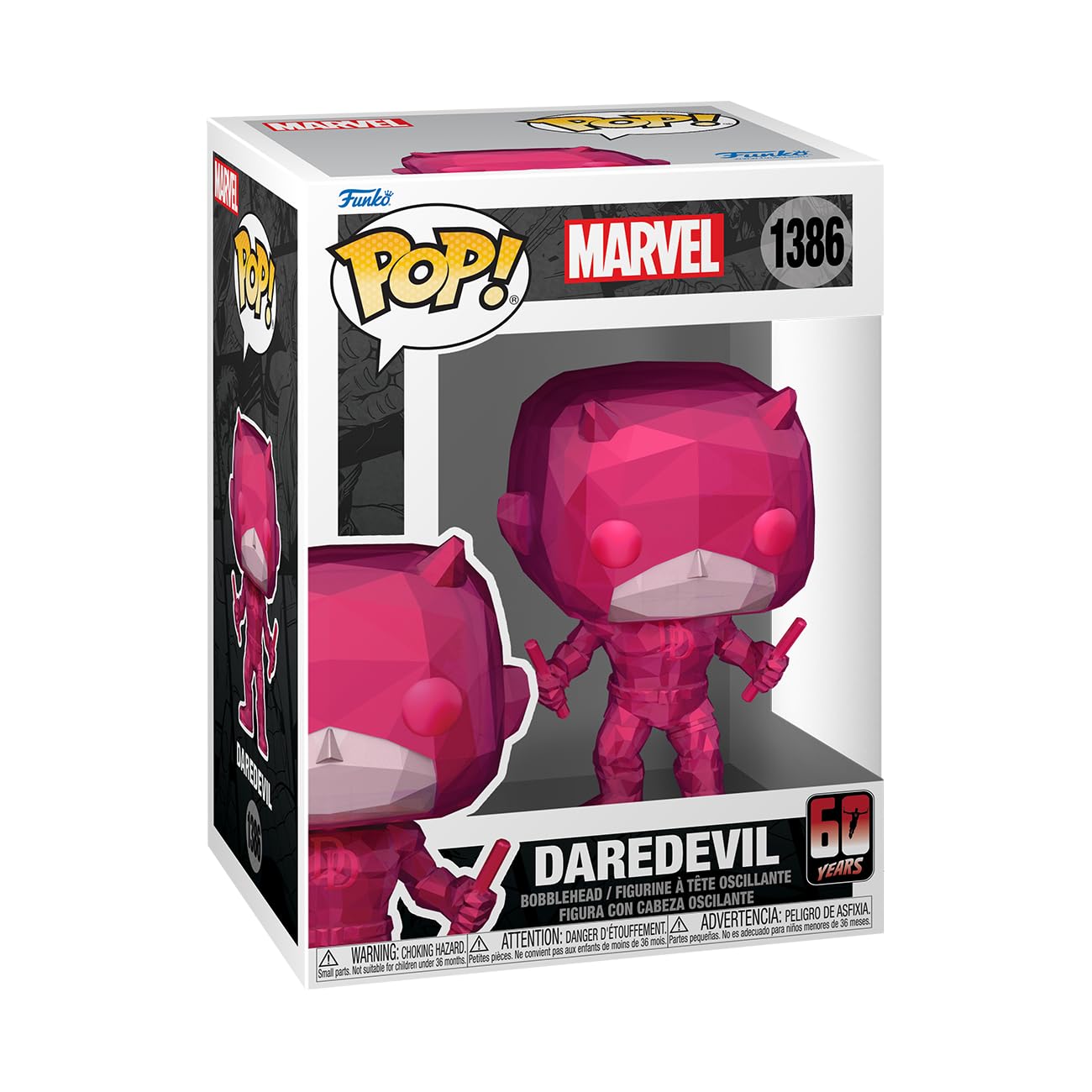 Foto 1 | Figura De Vinilo Funko Pop! 60 Aniversario De Marvel Daredevil - Venta Internacional.