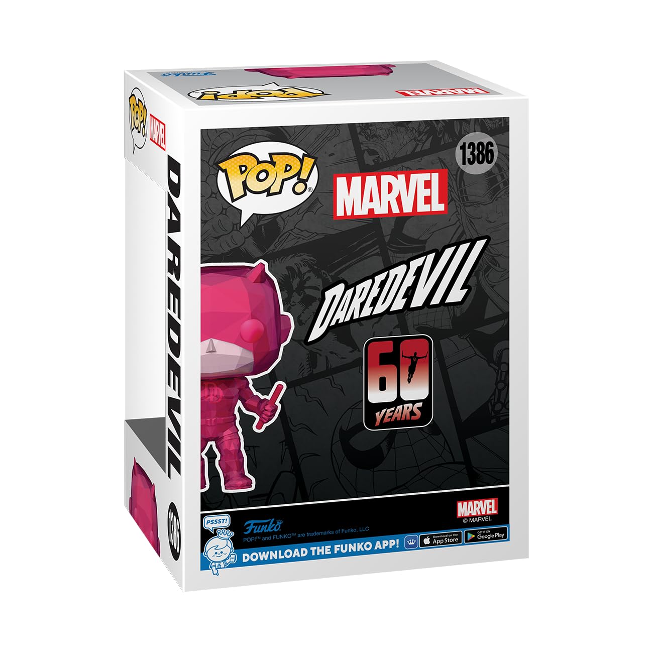 Foto 3 | Figura De Vinilo Funko Pop! 60 Aniversario De Marvel Daredevil - Venta Internacional.