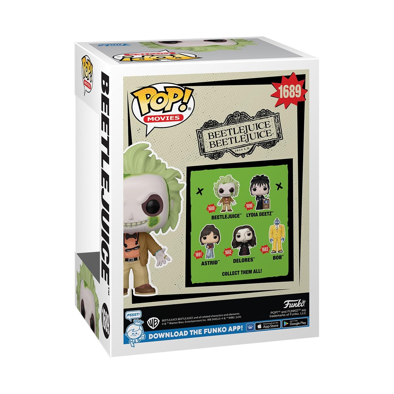 Foto 4 pulgar | Figura De Acción Funko Pop! Películas Beetlejuice Beetlejuice - Venta Internacional.
