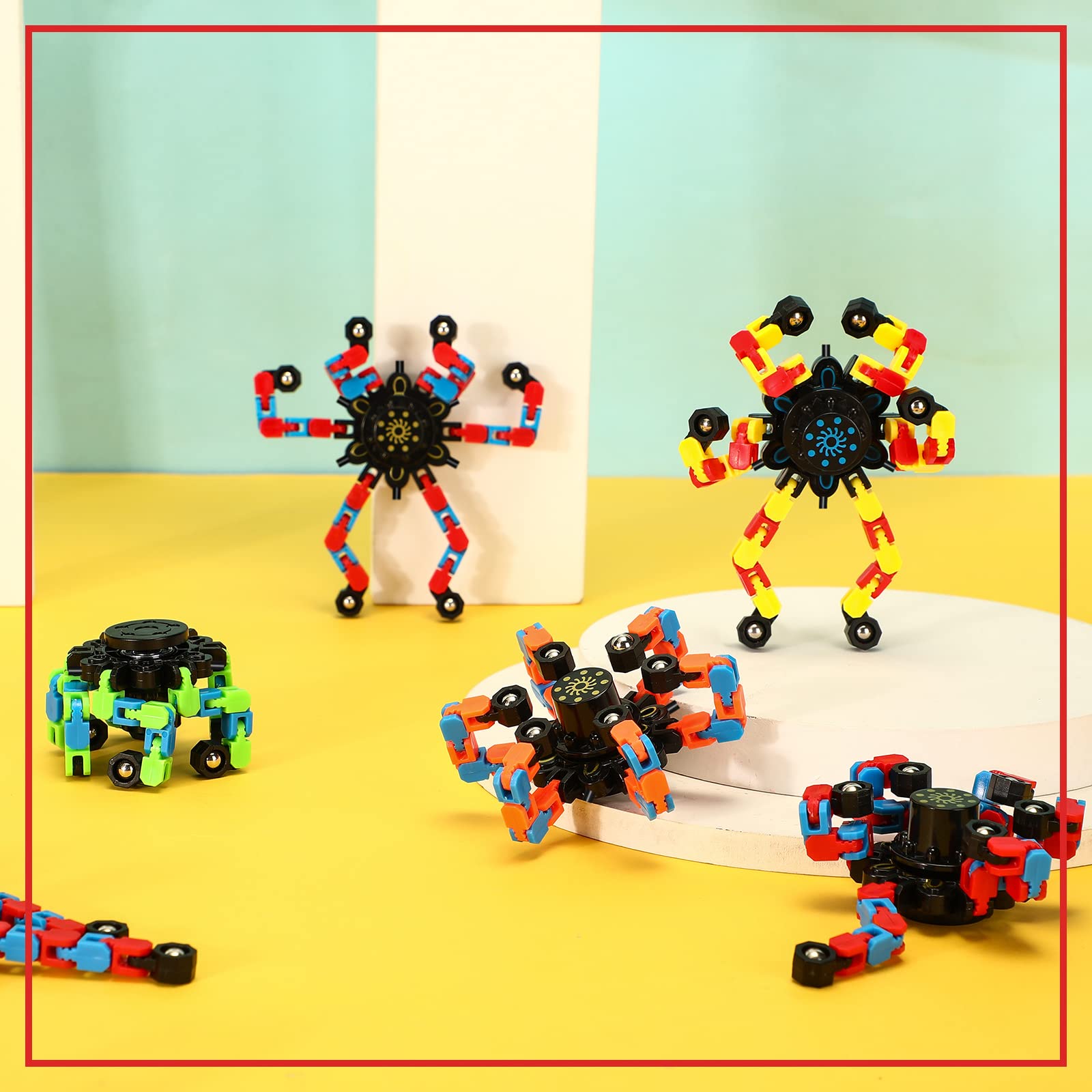 Foto 7 | Robot De Cadena Transformable Jerify Sensory Fidget Toy X40 - Venta Internacional.