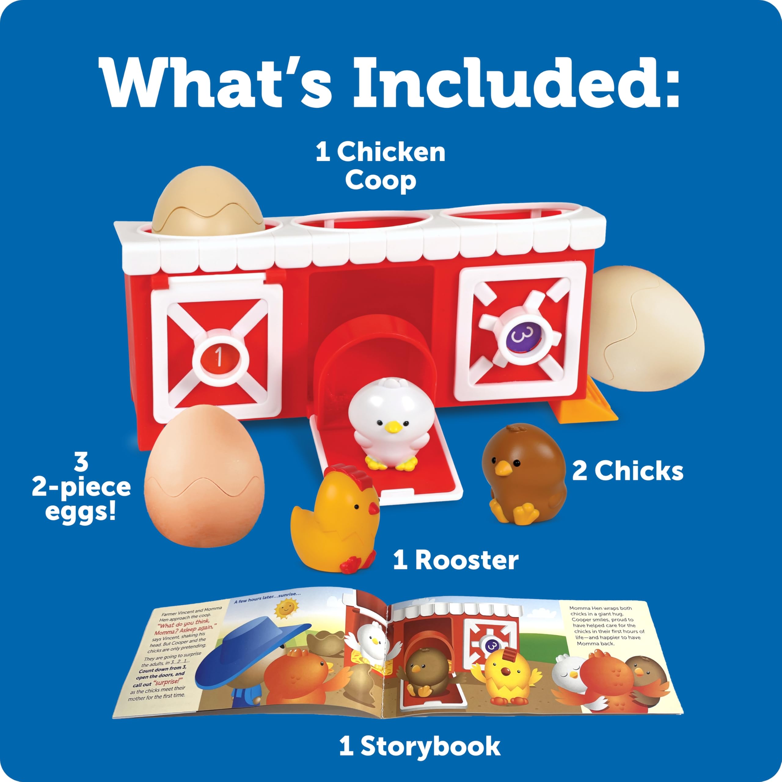 Foto 7 pulgar | Recursos Para Aprender A Jugar En Peeksville Hide & Cheep Chicken Coop - Venta Internacional.