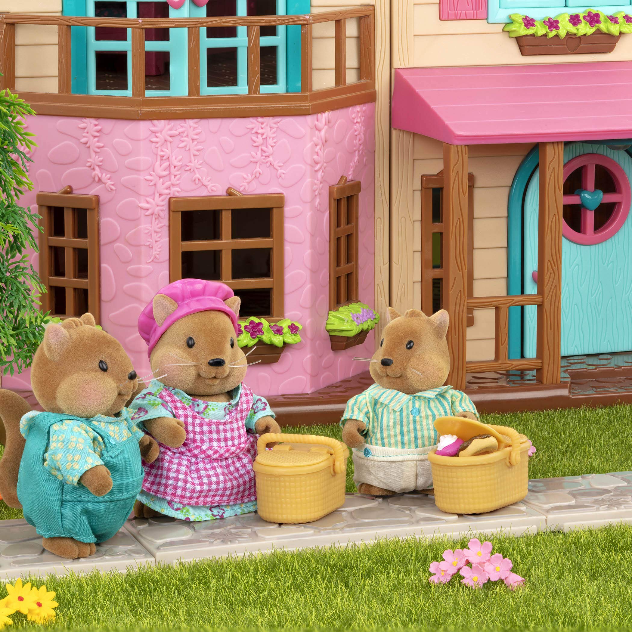 Foto 5 | Figuras De Ardilla Coleccionables Li'l Woodzeez Bushytails Family - Venta Internacional.