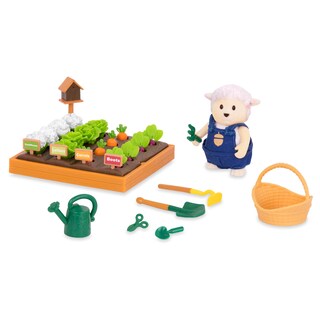 Foto 1 | Garden Playset Li'l Woodzeez Con 31 Piezas Y Figura De Oveja De Más De 3 Años - Venta Internacional.