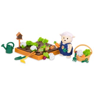 Foto 3 | Garden Playset Li'l Woodzeez Con 31 Piezas Y Figura De Oveja De Más De 3 Años - Venta Internacional.