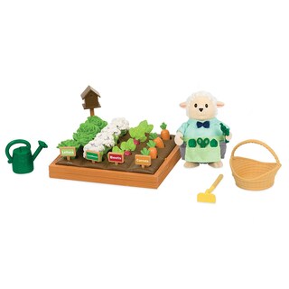Foto 4 | Garden Playset Li'l Woodzeez Con 31 Piezas Y Figura De Oveja De Más De 3 Años - Venta Internacional.