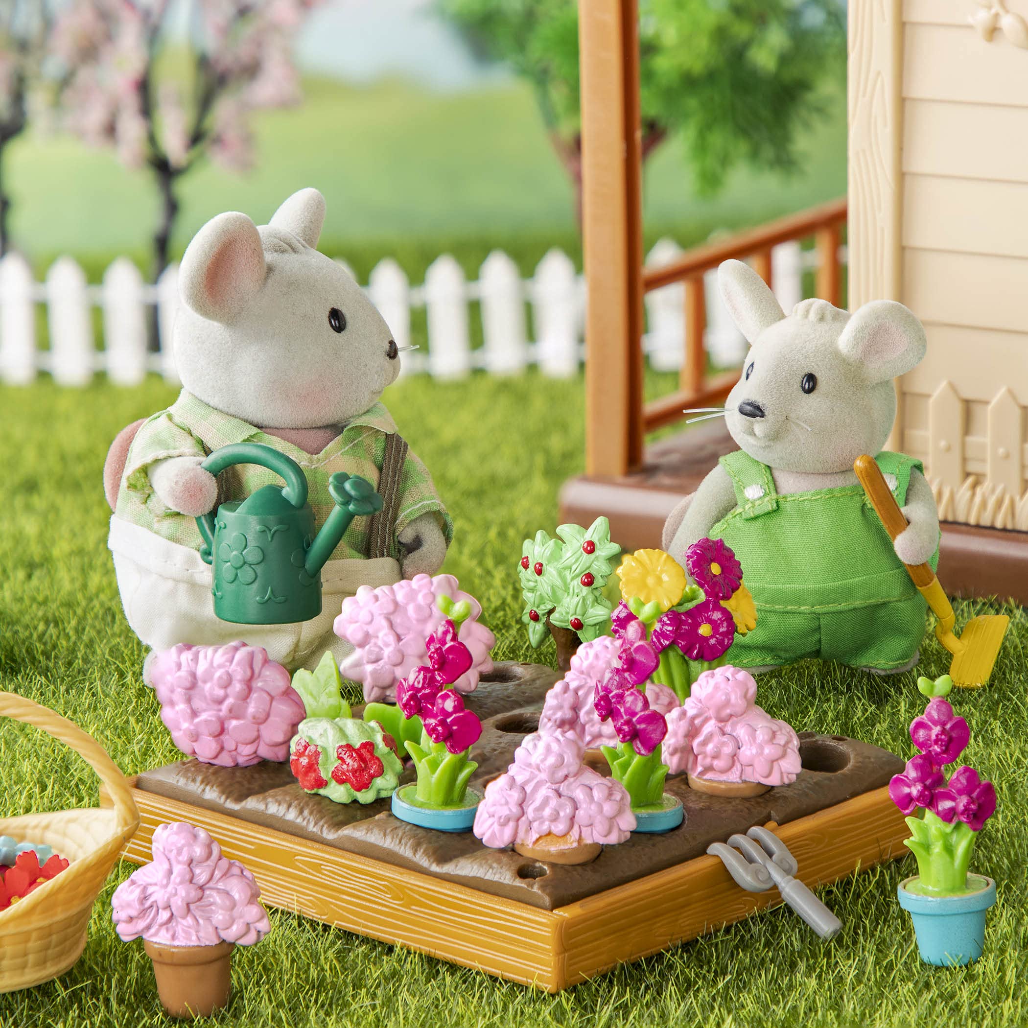 Foto 5 | Garden Playset Li'l Woodzeez Con 31 Piezas Y Figura De Oveja De Más De 3 Años - Venta Internacional.