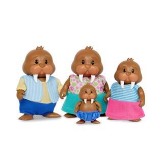 Foto 2 | Toy Li'l Woodzeez Tuskaroo Walrus Family Con Libro De Cuentos De Más De 3 Años - Venta Internacional.