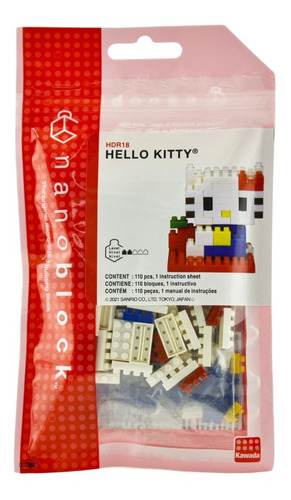 Foto 2 | Hello Kitty Y Keroppi Pack 190 Bloques Nanobloks
