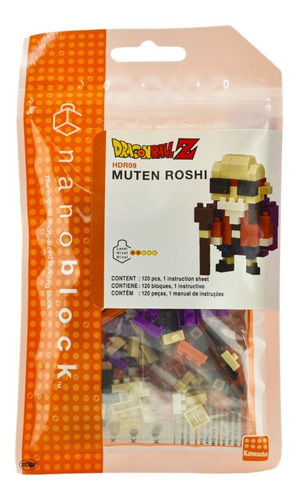 Foto 2 pulgar | Dragon Ball Z Muten Roshi 120 Piezas Nanoblock