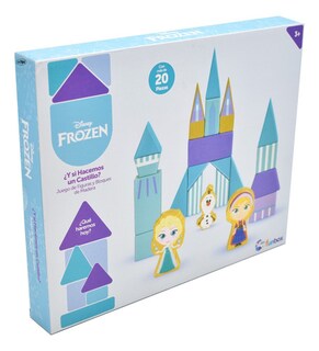 Foto 2 | Disney Frozen Y Si Hacemos Un Castillo Bloques 20pz Funbox