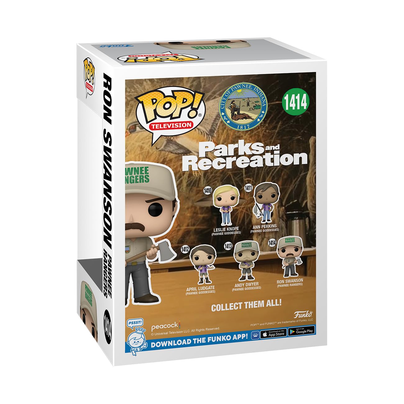 Foto 4 pulgar | Figura De Acción Funko Pop! Parques De Televisión Y Recreación Ron Swanson - Venta Internacional.