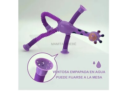 Foto 5 | Xtellar Jirafa Y Robot Tubo Telescópico - Juguetes Educativos Para Niños Con Ventosas Extensibles