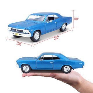 Foto 2 | Coche Maisto 1966 Chevy Chevelle Ss 396 a Escala 1:24 - Venta Internacional