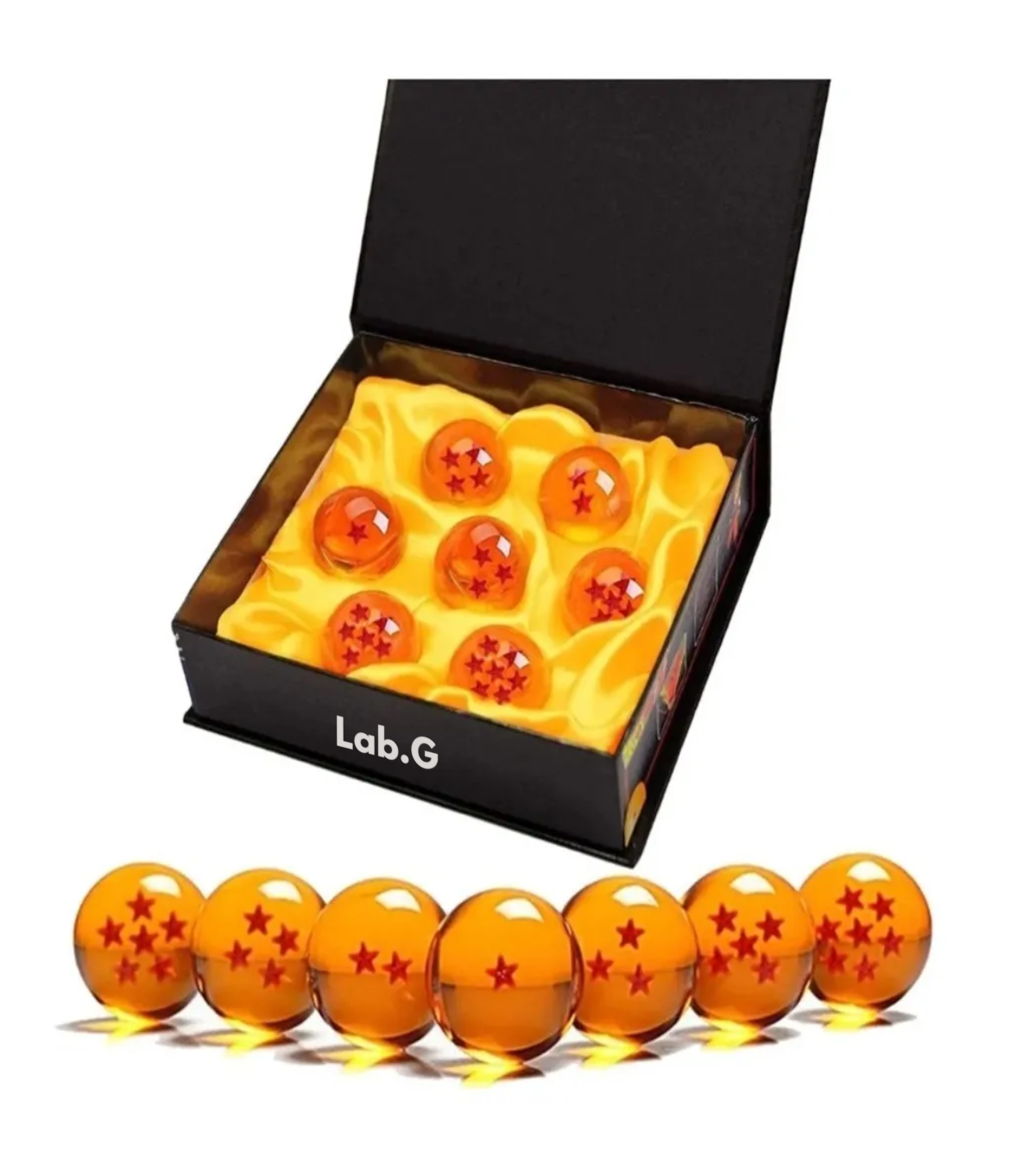 Foto 2 | Esferas Del Dragón Caja De 7 Esferas De Dragon Ball Z Lab.g Amarillo