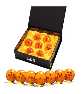 Foto 2 | Esferas Del Dragón Caja De 7 Esferas De Dragon Ball Z Lab.g Amarillo