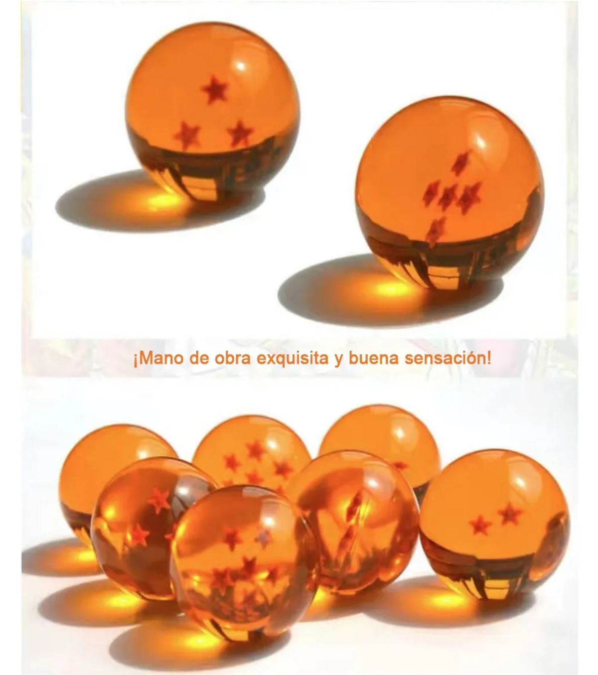 Foto 4 pulgar | Esferas Del Dragón Caja De 7 Esferas De Dragon Ball Z Lab.g Amarillo