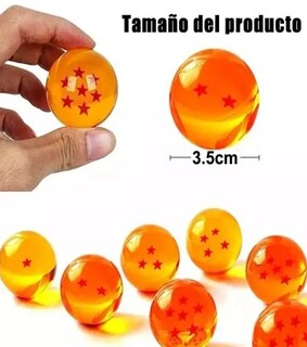 Foto 5 | Esferas Del Dragón Caja De 7 Esferas De Dragon Ball Z Lab.g Amarillo