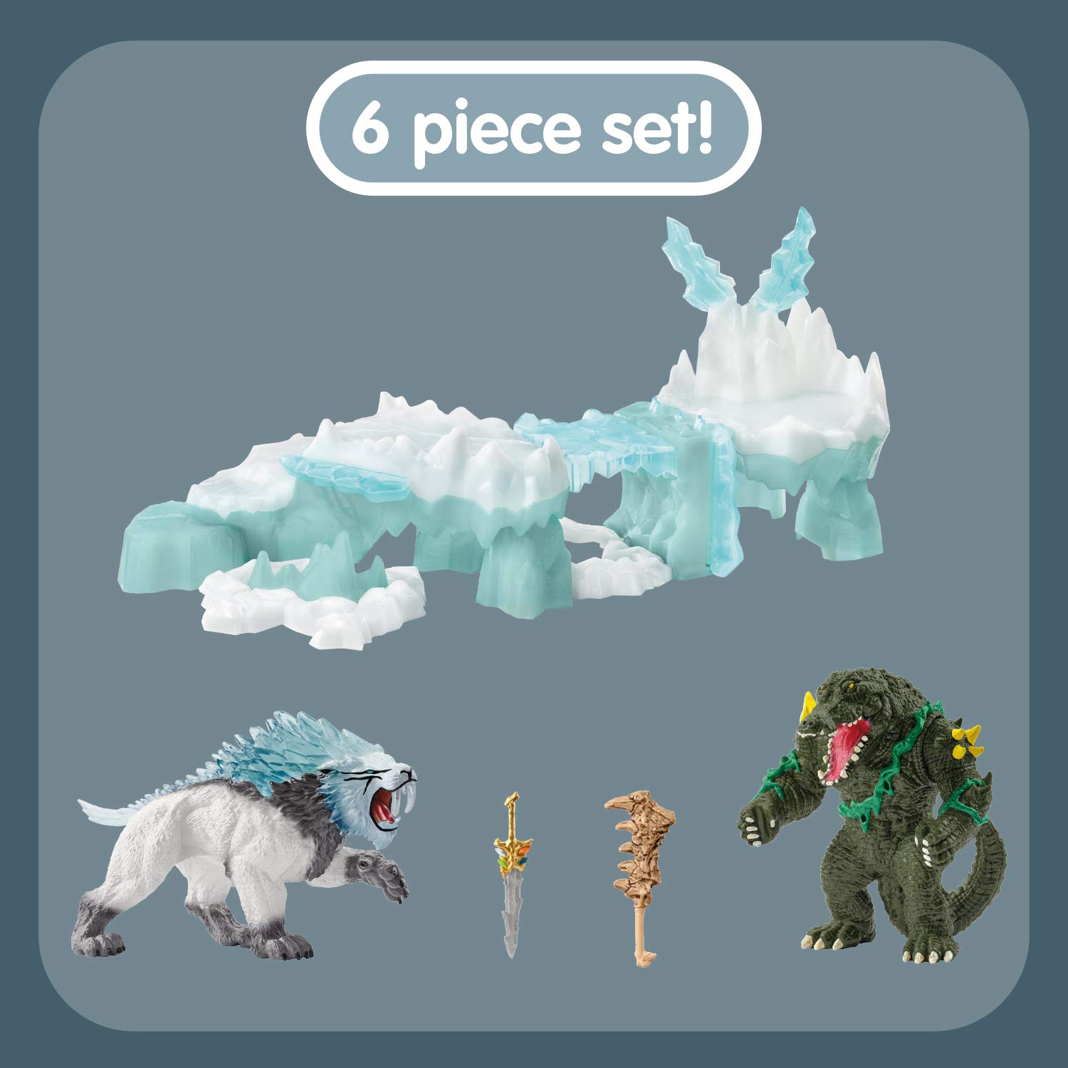 Foto 5 pulgar | Set Toy Schleich Eldrador Creatures Attack On Ice Fortress - Venta Internacional.